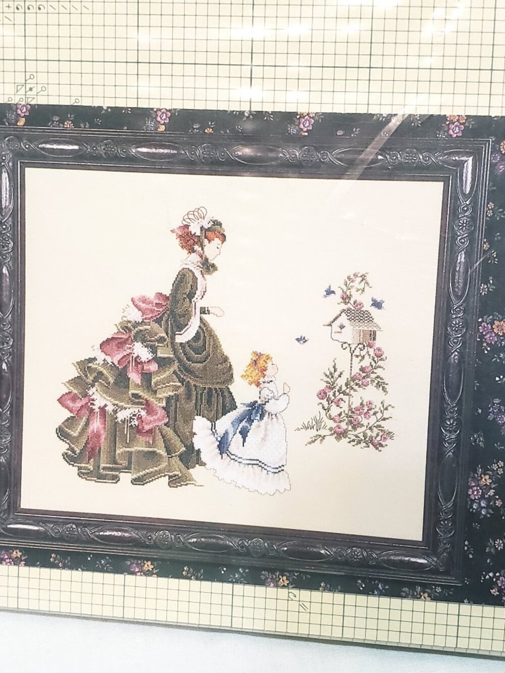 Little Wings Counted Cross Stitch Pattern 1989 Lavender and Lace